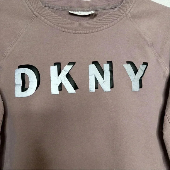 DKNY Sport Sweatshirt Crew Neck Purple Size Medium - Picture 5 of 16